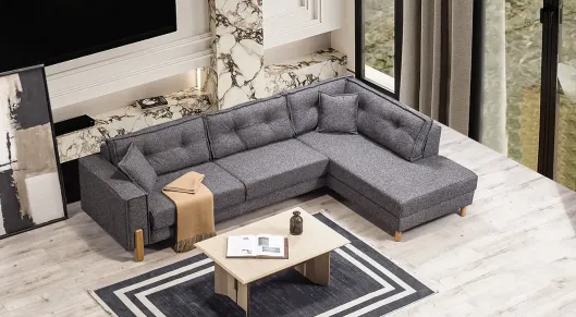 Product img 2, İpek Yataklı Sandıklı Köşe Koltuk Takımı